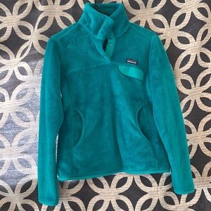 Patagonia Retool Fleece Pullover Women’s Small Epic Blue